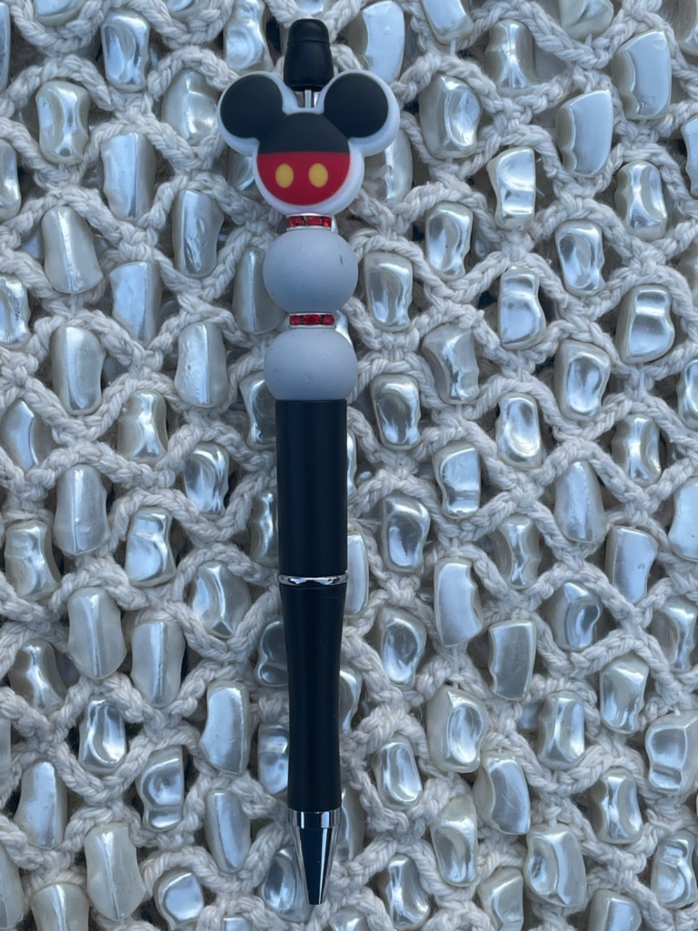 Mickey Mouse Themed Black Ballpoint Pen